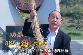 袁老您听，非洲稻浪已澎湃。袁隆平侄儿带着一份特殊礼物祭拜袁老，马达加斯加总统在长沙抚摸的水稻，今日轻叩袁老墓前，“我想让他知道非洲贫苦人民不挨饿了”#袁隆平 #清明节 #媒体精选计划视频封面