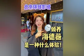 领养海德薇的过程也太有仪式感了吧！#环球影城 #海德薇 #北京环球影城 #女大学生 #宋黛