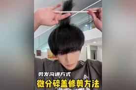 微分碎盖的修剪方法以及沟通方式 按照这个方法剪头发就不翻车了 #微分碎盖 #男生发型 #微分碎盖修剪教程