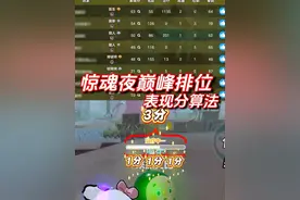 惊魂夜巅峰排位表现分算法 #蛋仔高玩小课堂
