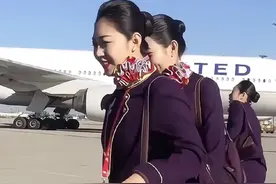 海航，空姐。以前的高贵紫也是很好看#空姐 #空姐制服 #最美空姐视频封面