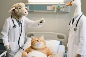 你们怎么打起来了，不要打了，再打我都饿了！#即梦ai #萌宠出道计划 #治愈系 #记录猫咪日常 #神奇动物在抖音