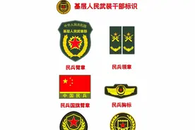 民兵臂章图样 尽管民兵不佩戴军衔，可身穿军装、保家卫国的使命感和荣誉感是至高无上的。#中国民兵 #专武干部 #民兵预备役 #退伍不褪色 #老兵