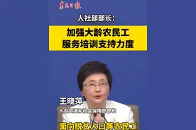 人社部部长：加强大龄农民工服务培训支持力度#农民工 #就业 #2025全国两会视频封面