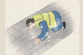 这又是谁的儿子，谁的父亲！心疼，希望施工老人平安无事！ #泪目 #心酸的一幕 #心酸又无助 #祝福平安#爱画画的小星星视频封面