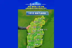 阵雨+雷阵雨+小雨+中雨！山西这些地方有扬沙或浮尘天气#黄河电视台 #山西dou知道 #主播说天气视频封面