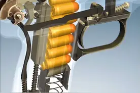 手枪工作原理 #武器科普 #军迷 #军迷发烧友 #工作原理 #3d动画