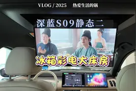 深蓝S09静态二:冰箱彩电大床房 #深蓝s09 #深蓝s09上市 #奶爸车视频封面