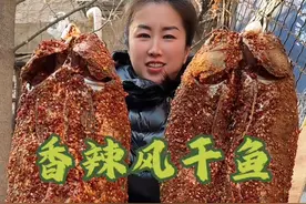 香辣风干鱼是我每年必做的，照我这个方法腌出来的风干鱼真的是超好吃，如果你也喜欢吃，可以照我这个配料比例去做，保证你吃完一次就会爱上它#风干鱼 #自然风干鱼干 #备年货 #抖音美食推荐官 #又到腌制腊货的时候了
