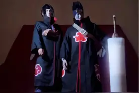 木叶，我们tm来了！ #火影忍者 #cosplay #干柿鬼鲛 #宇智波鼬 #晓组织视频封面