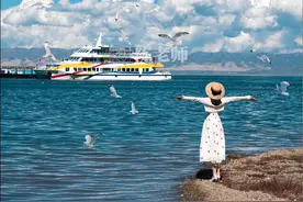 青海湖 试试这样拍～不虚此行#青海湖 #自驾游 #青甘大环线 #拍照姿势 #摄影教学