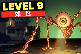 backrooms后室系列，Level9郊区的巨大眼球#后室 #逃离后室