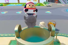 变石头蛋后能挡住林野老师的粉笔吗？#蛋仔派对 #搞笑