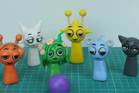 黏土手工，节奏盒子 #手工diy #学会快去试试吧🔥 #捏泥人