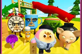 蛋仔派对：山海经版恐怖滑滑梯？有合成兽拦路，8次谁也滑不够！