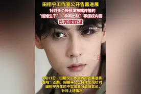 8月11日，田栩宁工作室发布告黑进展说明，目前已完成取证，待律师事务所向法院递交立案材料后，将进一步披露和更新案件进展。