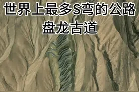 晕车者的噩梦公路，600个S弯道全长65公里，最大弯度接近180度，硬生生横跨4100米海拔，它就是盘龙古道，用3d视角来感受它的壮观与霸气，过程全程俯视#卫星地图 #地图 #大自然的鬼斧神工 #盘龙古道#高速公路