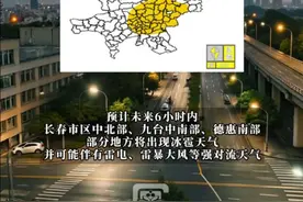 2025年5月19日10时36分，长春市气象台发布冰雹黄色预警信号 #长春就是长春#长春天气