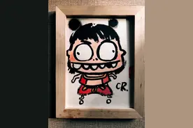 这是我画过最好的哪吒 #原创作品 @我是超人cr(深情版) #中式抽象画