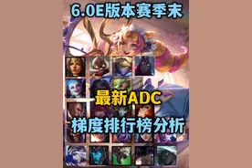 lolm6.0E版本ADC梯度排行榜分析 赛季末冲分AD推荐！