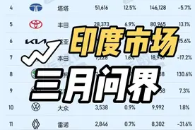 #懂车帝拍车赚钱计划 #新能源汽车销量排行榜 印度三月汽车销量排行榜单已经出来了，中国品牌排在第九位，问界可以进入吗？