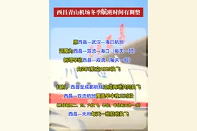注意，冬季航班时间有调整 #航班信息 #西昌视频封面