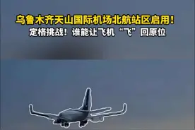 乌鲁木齐天山国际机场北航站区启用！定格挑战！谁能让飞机“飞”回原位#定格挑战 #拼手速的时间到了 #截图挑战 #新疆是个好地方