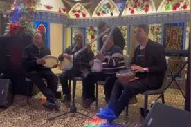 #维吾尔语歌曲 #新疆婚礼现场原汁原味的新疆歌舞