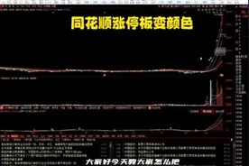 教你们怎么把同花顺的涨停板给换个颜色，做短线必备，做情绪必备