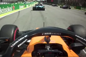 F1 2019赛季巴西站正赛迈凯轮车手赛恩斯的精彩超车锦集 #f1视频封面