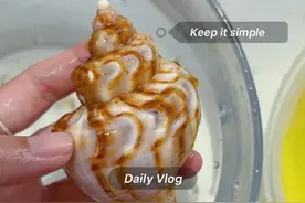 贝壳清洗 这期洗个平平无奇的大海螺#解压 #内容启发搜索