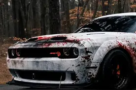 在路上千万别惹一台会猫叫的车#道奇地狱猫