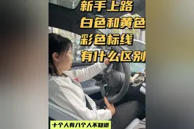 开车路上白色，黄色，彩色标线有什么区别
