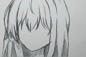 隔壁小孩也是好起来了，可以挑战我的粉丝了 #零基础学画画 #动漫手绘 #一学就会系列 #头发画法 #二次元