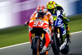 “马奎斯vs罗西”不怕46号罗西技术硬，就怕93号马奎斯不要命…视频封面