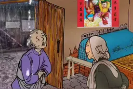 小时候，村里都是土坯房。连阴雨一下十天半月，那是让人揪心的日子。雨水像无休的鼓手，敲打着脆弱的院墙、房屋。时不时，土墙和房屋会在雨里塌落，扬起的尘土混着雨水的味道。那时的我们，既害怕又好奇。如今回想，那满是泥泞与不安的岁月，竟也成了心中难忘的旧时光。#乡愁记忆 #童年回忆 #童年动画回忆 @美妙忆童年 @诺诺忆童年 @忆童年🌸燕儿 @丽丽童年