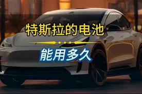 特斯拉的电池能用多久？#特斯拉电池 #电车电池 #modely #特斯拉视频封面
