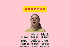 各种颜色的英文～#每天学习一点点 #零基础英语 #流利说英语 #日常口语 #每天跟我涨知识视频封面