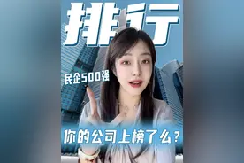 2024民企500强，你的公司上榜了么？ #掘金计划2024 #财经 #民企 #民企500强 #找工作视频封面