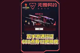 瓦手游通行证奖励，精英通行证600点券可得12个皮肤#无畏契约手游