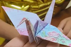 童年回忆，还记得千纸鹤怎么折吗#折纸教程 #亲子 #折纸 #千纸鹤教程 #一学就会