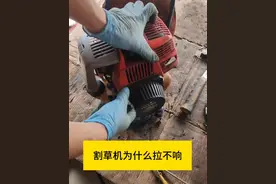 #割草机#割草机维修技术 #割草机拉不响 #割草机化油器清洗 #打草机维修 割草机化油器堵了视频封面
