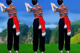 藏族生日歌#背面演示 #广场舞 #零基础学舞蹈 @抖音短视频