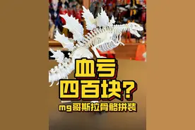 天天买玩具，到底亏不亏？ 血亏400块？mg哥斯拉骨骼拼装#哥斯拉 #哥斯拉手办 #模型 #大人也要玩玩具 #玩具视频封面