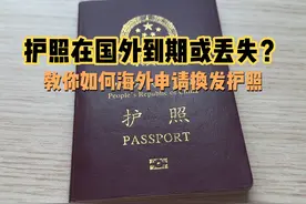 护照在国外到期或丢失怎么办？教你手把手海外换发护照 #中国护照视频封面