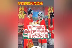 黄二霞演唱会曲剧双玉蝉听一言好似霹雳闪电选段！百听不厌！太感人！#这段戏太好听了