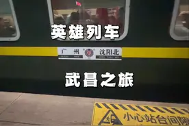 东北开往广东的英雄列车Z13次 从郑州出发一站直达武昌站