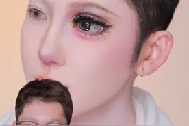 新手下至 卧蚕画法 一分钟教会你 大下至 大卧蚕的简单画法#下至 #卧蚕 #眼妆 #新手化妆教程 #郑朕朕