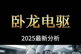 卧龙电驱2025年最新基本面分析 #人形机器人 #低空经济 #飞行汽车 #新能源汽车 #上抖音精选看宝藏科技视频