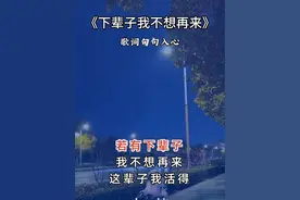 若有下辈子。我不想再来 #新歌上线 #抖音热歌 #音乐分享 #就怕歌词入了心 #唱出了多少人的心声